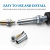 VCGTX10 10FT Vernier Throttle Cable, Heavy Duty Vernier Locking Throttle