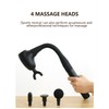HELPHIER Massage Gun with Extended Handle, Upgraded U-Shaped Back Massager,