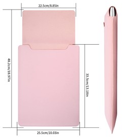 13.3-14" Laptop Sleeve, Padded Laptop Case, Thin Portable Versatile Laptop Case Bag Compatible with Laptop 2022 Pro 14 inch/2015 Pro 13.3 inch/2015 Air 13.3 inch (Light Pink)