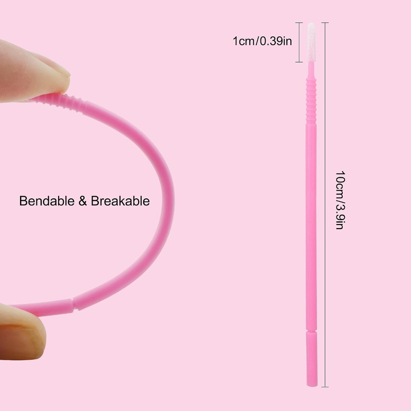 200 pinceles de micro aplicadores, extensión de pestañas para maquillaje,