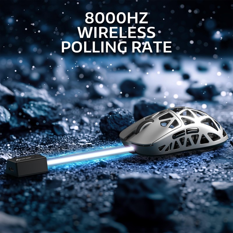 ATTACK SHARK R2PRO 45g Superlight Magnesium Alloy Mouse, PixArt PAW3950