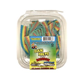 Alamo Candy -1 Count Sour Belts Peelable (Rainbow Belts)