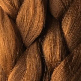 Braiding Hair | Pre-Stretched Braid Hair -100% Kanekalon | 48 Inches (6 Packs) Synthetic Hair Extension | Hot Water Setting - Ombre & Solid Hair Colors Like: #1b, #4, #27, #30, #T1b/27… (48 Inches, #30 Light Auburn)