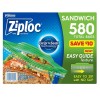 Ziploc Easy Open Tab Sandwich Bags, 580 ct.