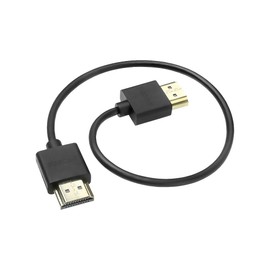 Uonecn 8K HDMI 2.1 Cable for Atomos Ninja V, 48Gbps Ultra High Speed Thin HDMI Cable, Straight Short HDMI Cable for Sony A7IV, Z-CAM F6, Red Dolby Atmos, 8K/4K TV, Laptop 25 cm / 9.8 Inches