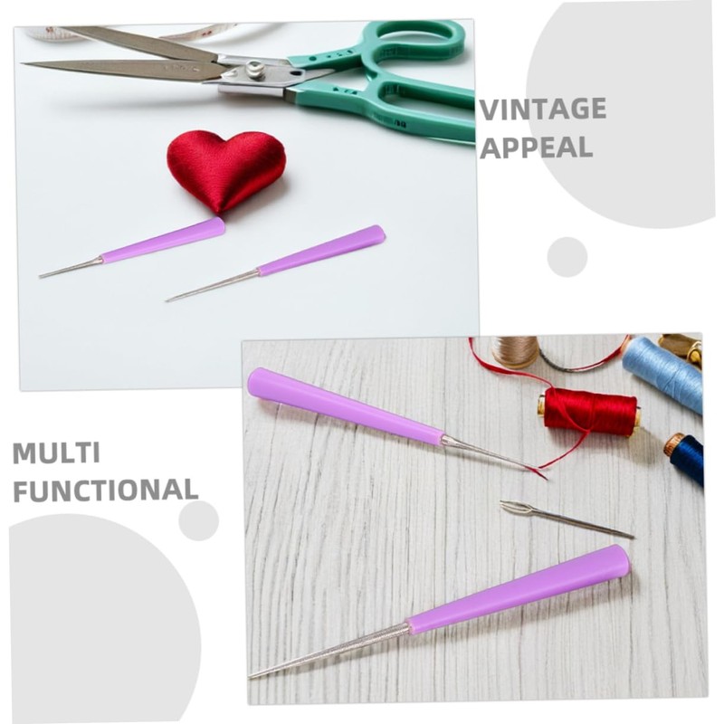 Angoily 4pcs Craft Hole Punch Tool Bead Reamer for Jewelry