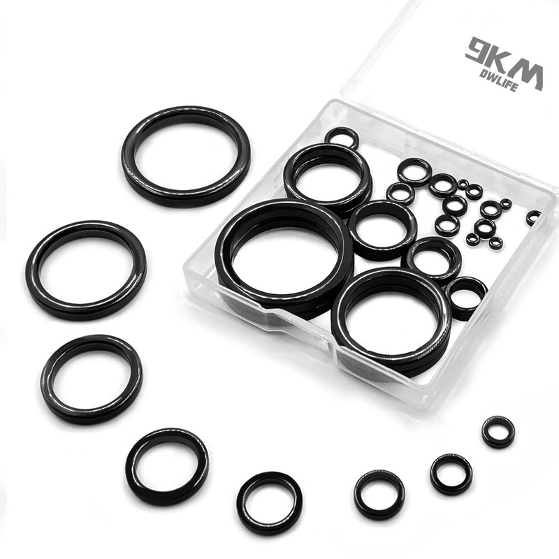 9KM DWLIFE Fishing Rod Repair Ceramic Guide Ring Replacement Kit
