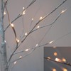 FUCHSUN 6FT 128 LED Solar Lighted Birch Tree Outdoor, Artificial