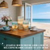 Beach Flameless LED Candles with Remote - Set of 3