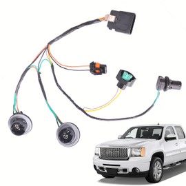 Headlight Wiring Harness 15841610 Compatible with GMC Sierra 1500 2007 2008 2009 2010 2011 2012 2013 Headlight Wire Harness and GMC Sierra 2500 HD 3500 HD 2007-2014 Headlight Assembly Wiring Harness