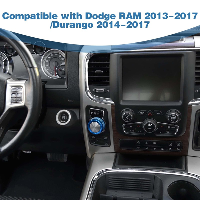 PDKLIN for Durango Gear Shift Knob Cover Trim Ring for