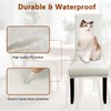 WUSOUPU Leather Dining Chair Covers Set of 4, Waterproof Chairs