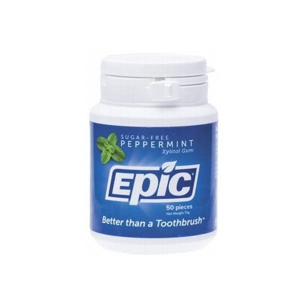 Epic - Xylitol Chewing Gum - Peppermint (50)