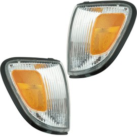 TRQ Corner Light Set Compatible with 1997-2000 Toyota Tacoma
