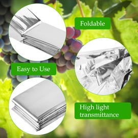 Plant Reflective Film Silver Blanket High Reflective Greenhouse Plant Growth Cover Film Greenhouse Reflective Coating Reflective Tent Cover