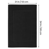 Utopia Towels Cotton Banded Rug, Bath Mats, Not a Bathroom