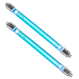 Coospider 6W UV Bulb with Ozone, Replacement T5 Bulbs, 2 - Pack, 110V