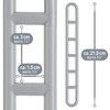 com-four® 20 x Plastic Guy Elements, Awning Ladder for Tensioning