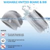 2Pcs Heated Hat Scarf Set USB Heat Winter Tie Dye