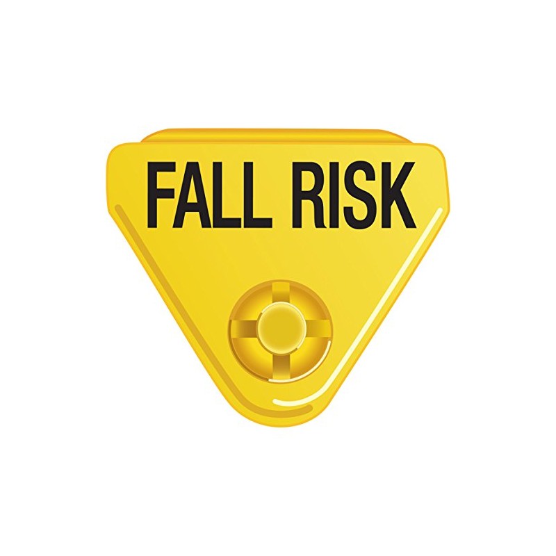 IN-A-SNAP WBCLASP-BFR3 Alert Bands Clasp, Plastic,"Fall Risk" Embedded Print, Interleaving