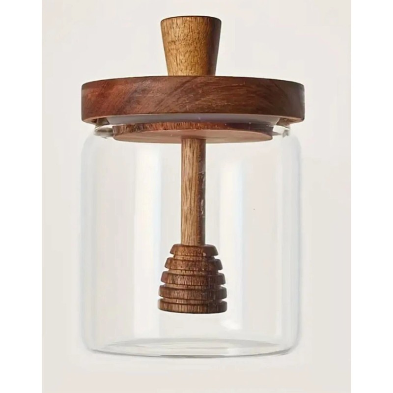 ZZBee 100% Forest Preserve Wild Flowers Natural Raw Honey Glass
