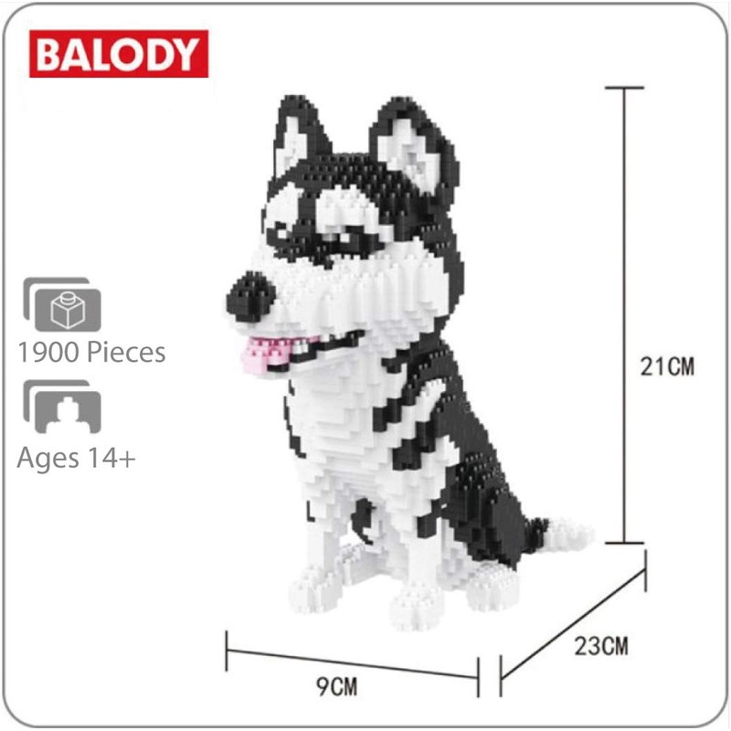 Balody Various Cat Nano Block Kits - Figure built with