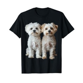 Maltipoo Dog Motif Pet Artwork Maltipoo Men Women Kids T-Shirt