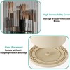 Rcyrwz Concealed Toothbrush Holder & Makeup Brush Organizer with Lid,