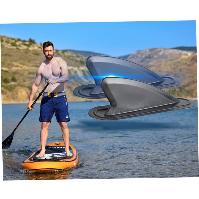 Gogogmee Surfboard Tail Paddle PVC Center Fin Easy Install Adjust