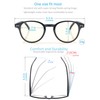 OLOMEE Reading Glasses Women Blue Light Blocking Round Readers +1.50