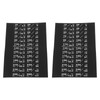 Briny River 2Pcs 10-260lbs/4.5-117kg Weight Stack Labels 4.5x1.4cm Gym Equipment