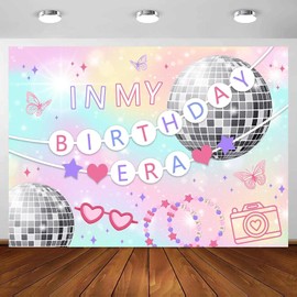 In My Birthday Era Backdrop Banner 5x3 Ft Girl Birthday Party Decorations Birthday Banner Supplies Themed Decor
