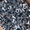M6 Blind Rivet Nuts, Countersunk Head, Grooved Round Body, Open-Ended