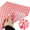 Hslife 100 Sheets Checkered Dry Waxed Deli Paper Sheets, Paper