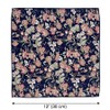 Kebocis Pañuelo cuadrado con bolsillo floral para hombre, 36952.00041666667, 12"
