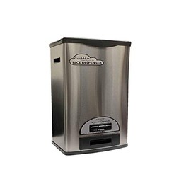 CRB-33S Stainless Steel Rice Dispenser 30 Pounds, rice dispenser By C&H Solutions