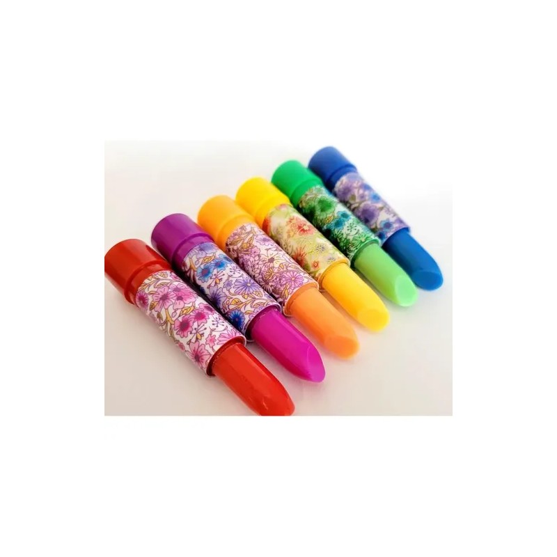 6 Pack Labial Mágico Para Labios Con Aroma Floral