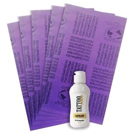 APLOF - TATTOO KORES 5 | Papel Hectográfico 5 Hojas Kores + Gel Pega Stencil Tattoo Calco 50ml |Plantilla Tatuajes