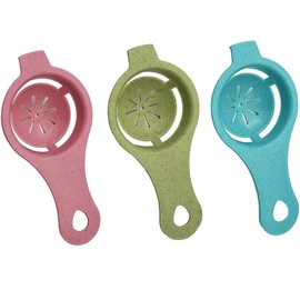 3 PCS Egg Separator Food Grade Egg Yolk & White Separator Tool, Kitchen Baking Gadget with Strainer Filter for Effortless Egg Splitting