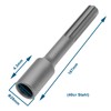 ECSiNG 1Pc SDS-Max Ground Nail Alloy Steel Driver Inner Diameter