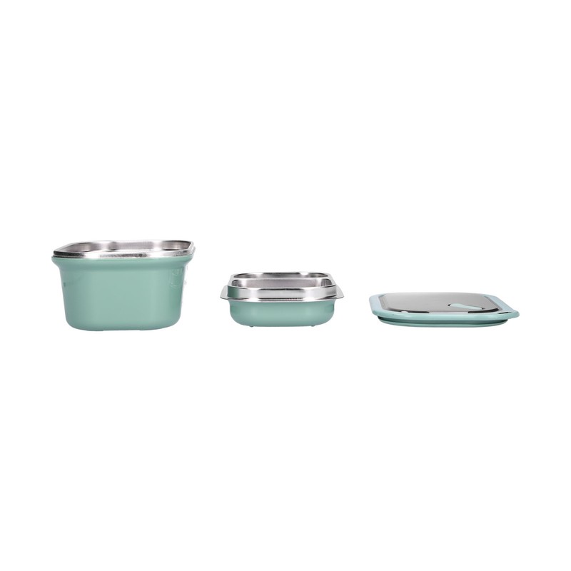1.2L Stainless Steel Bento Box Doublelayer LeakProof Sealed Food Container