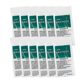 Molykote - Dow 111 O-Ring Lubricant - 6 Gram Pillow Pack Silicone Lubricant, -40°F to 392°F, Chemical/Water Resistant, for Valves/Pressure Systems 12PK by Neo-Pure