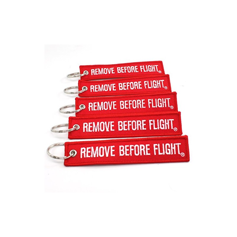 Rotary13B1 – Quitar Antes de Vuelo Llavero Paquete de 5