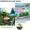 Vorriop Upgraded 4pcs Umbrellas for Outdoor Plants，Garden Beds Shade，Protect Plant