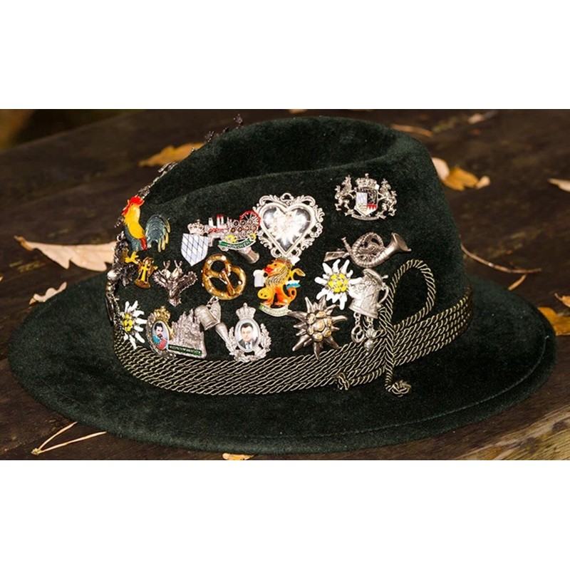 Breiter Hat Pin Hat Badge Hat Jewellery Bavarian Crest 1.5
