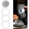 Juego de embudo de repuesto para cafetera Moka (6 tazas)