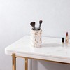 Gold Marble Bathroom Toothbrush Holder, Bathroom Black and White Ceramic