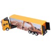 Container Truck Toy Alloy Simulation Mini Child Vehicle Model for