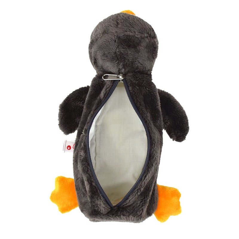 NICI 48346 Pencil Case Penguin Noshy Green, Grey