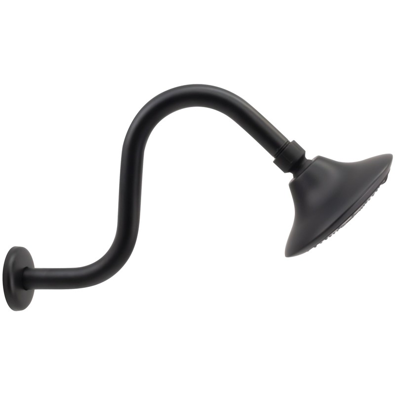 Westbrass CO563-62 5" Round Thin 5-Function Adjustable Spray Shower Head